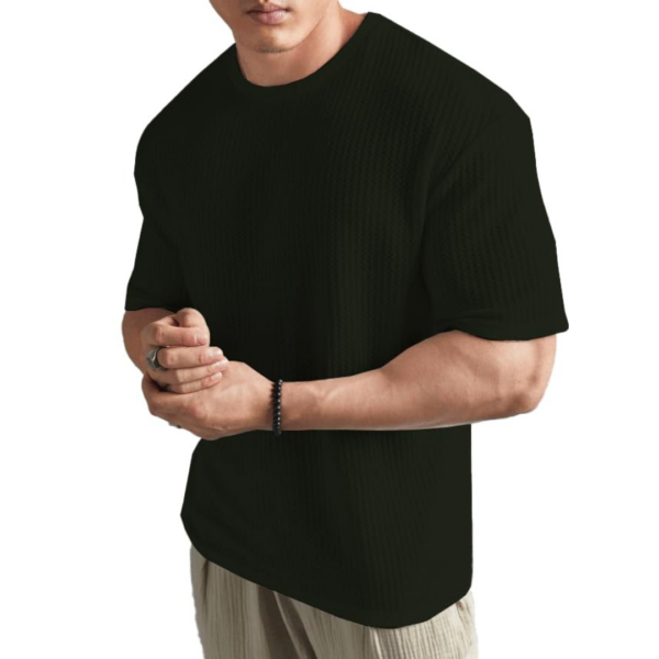 Polyester Blend Oversized Fit  Men's T-Shirt
